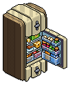 Cream Silo Fridge