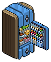 Blue Silo Fridge
