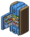 Blue Silo Fridge