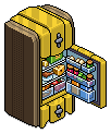 Yellow Silo Fridge