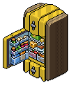 Yellow Silo Fridge