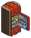 Red Silo Fridge