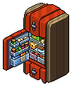 Red Silo Fridge