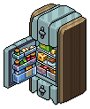 Pale Blue Silo Fridge
