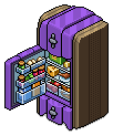 Purple Silo Fridge