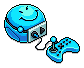 Blue Smiley Console