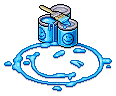 Blue Smiley Paint