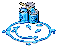 Blue Smiley Paint