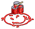Red Smiley Paint