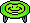 Green Smiley Trampoline