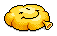 Yellow Smiley Woopee Cushion