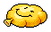 Yellow Smiley Woopee Cushion
