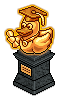 Graduate Duck Statue