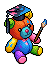 Arty Teddy Bear
