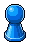 Blue Game Token