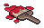 Stained Red Brush