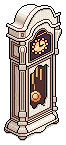 Red Rose Grandfather Clock