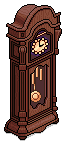 White Rose Grandfather Clock