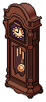 White Rose Grandfather Clock