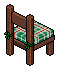Checkered Dining Chair