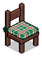 Checkered Dining Chair