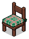 Checkered Dining Chair