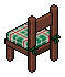 Checkered Dining Chair