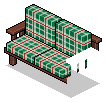 Checkered Sofa