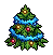 Tinsel Tree Top