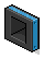 Blue Wallshelf