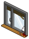Window with Blood - Big