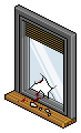 Window with Blood - Small