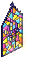 Skull Stained Glass