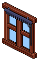 Dark Lodge Window