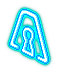 Blue Metakey Light Decoration