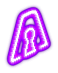 Purple Metakey Light Decoration