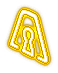 Yellow Metakey Light Decoration