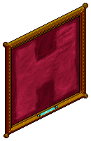 Red H on Maroon