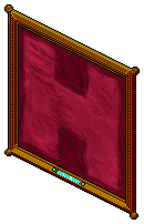 Red H on Maroon