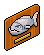 Silver Piranha Plaque