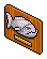 Silver Piranha Plaque