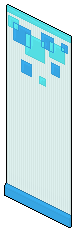 Blue Base Wall