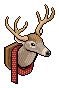 Hip Mounted Deer