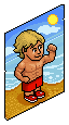 Beach Dude Poster
