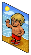 Beach Dude Poster