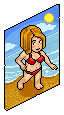 Beach Babe Poster