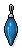 Tall Blue Bauble