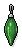 Tall Green Bauble