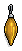 Tall Yellow Bauble