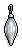 Tall White Bauble